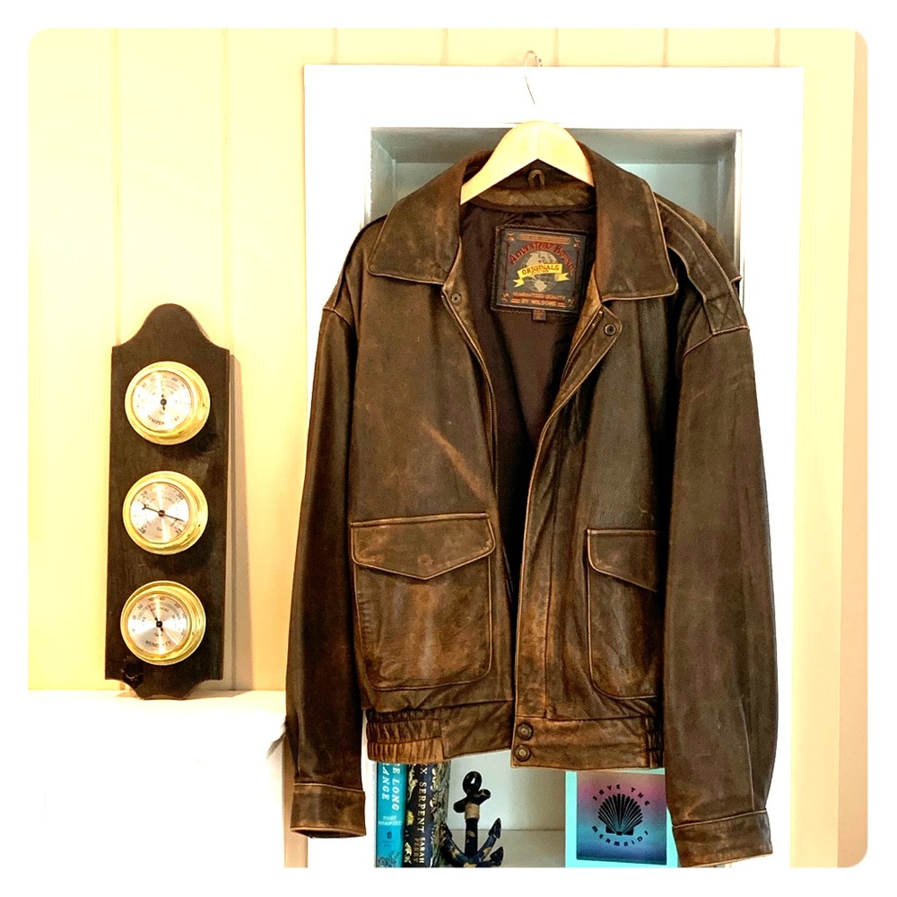 Vintage Wilsons Leather Bomber Jacket XL